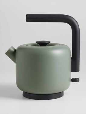 Fellow Matte Olive Green Electric Kettle with Black Handle